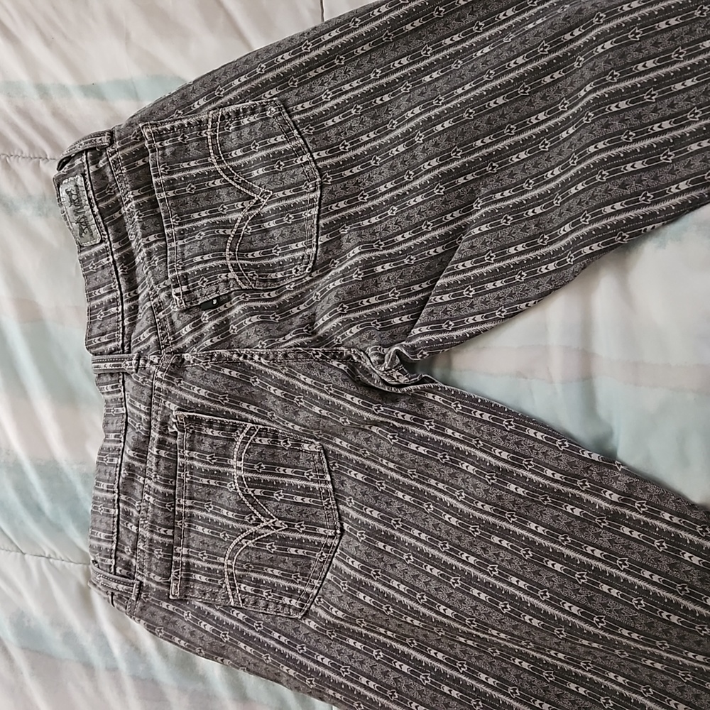 LEVI'S 524 Superlow Aztec, South Western,  Cowgirl Jeans Size 30W 32L Tag